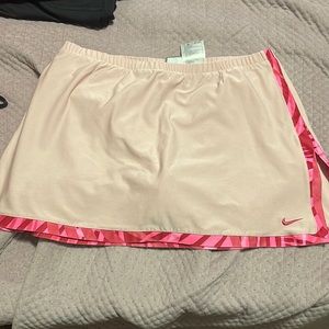 pink nike skort